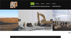 Desktop Screenshot of columbiapacificconstruction.com
